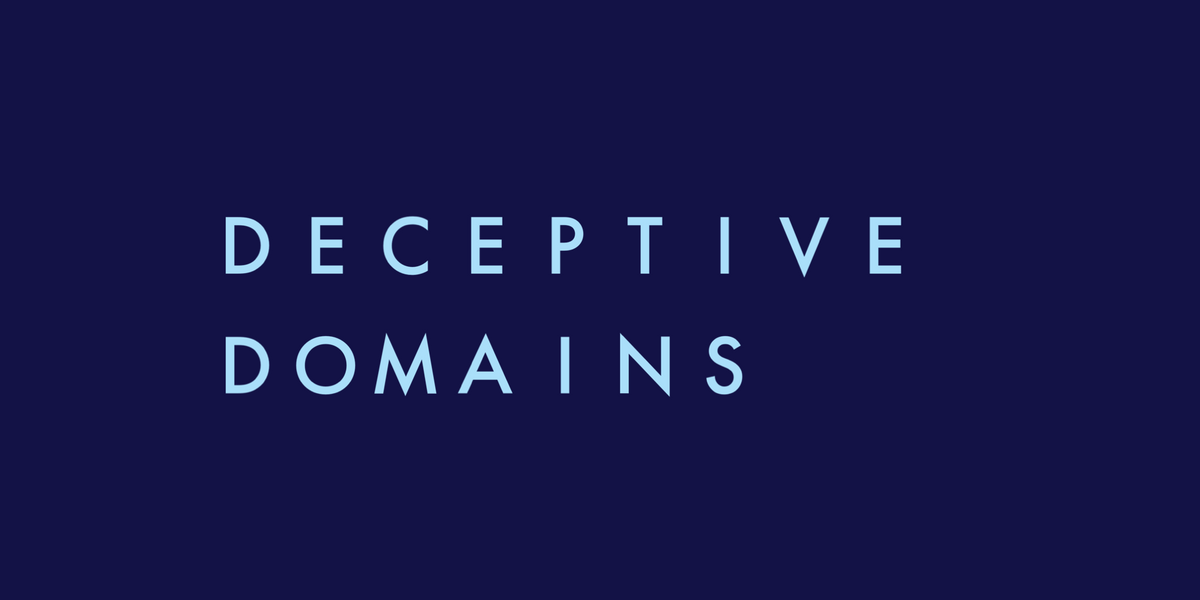 deceptive domains